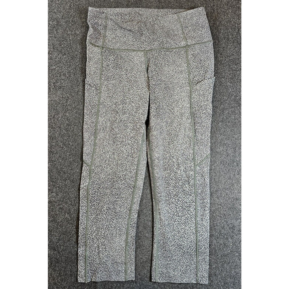 Lululemon Leggings Womens Size 6 Cropped Workout Pants Pocket - Picture 3 of 10